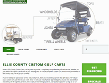 Tablet Screenshot of eccustomcarts.com